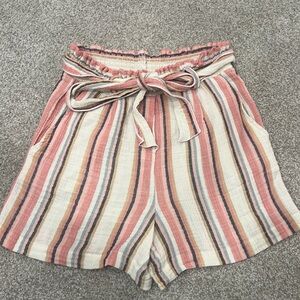 EverEve Roan + Ryan XS elastic waist shorts with tie EEUC